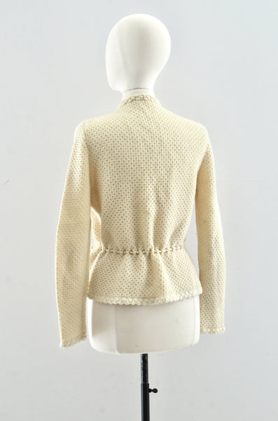 Vintage Austrian Cardigan Sweater / S M