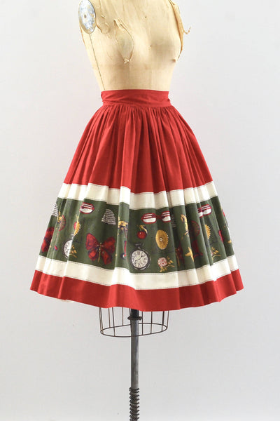 50's Novelty Skirt /  small medium
